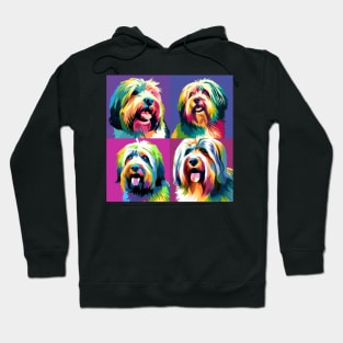 Tibetan Terrier Pop Art - Dog Lover Gifts Hoodie